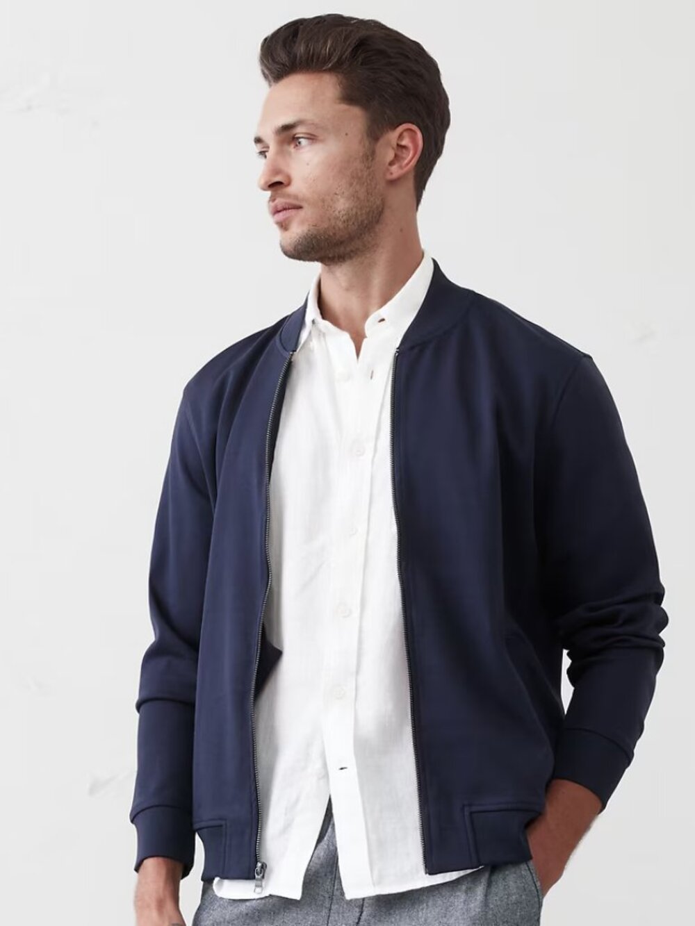 Banana Republic Luxe Touch Performance Jacket - Men’s - Medium - Navy